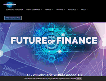 Tablet Screenshot of financetransformationeurope.com